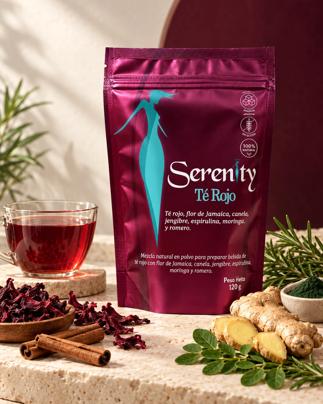 Bolsa de Serenity Té Rojo